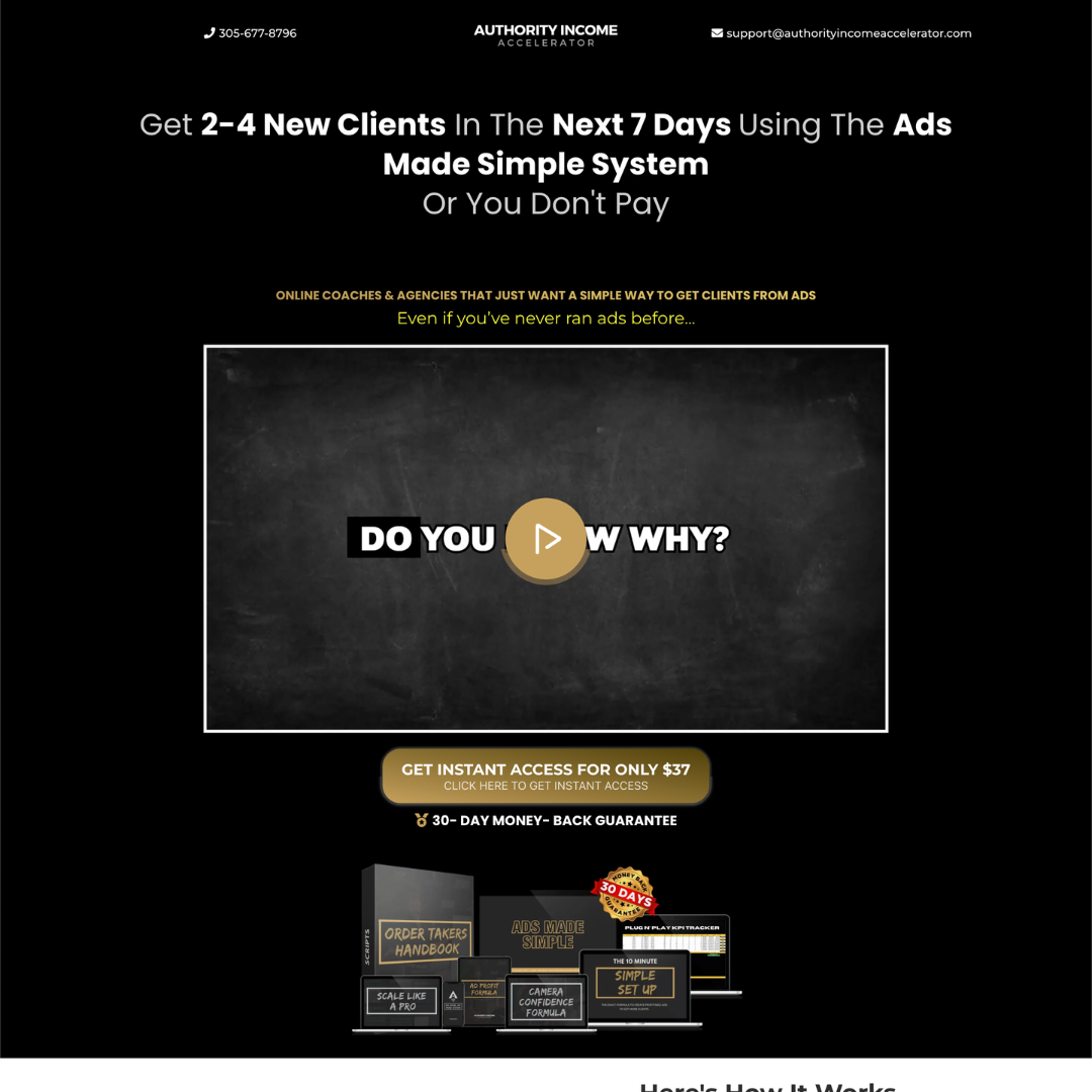 High-Converting Sales Landing Page for a Digital Marketing Course